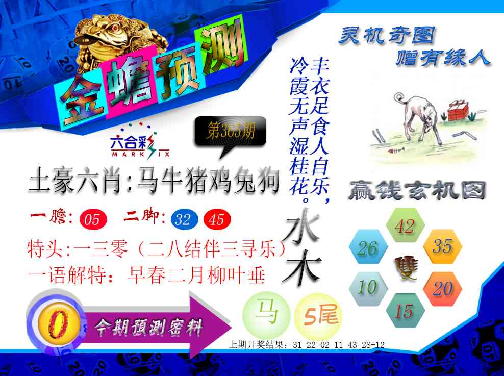 365期金蟾预测[图]
