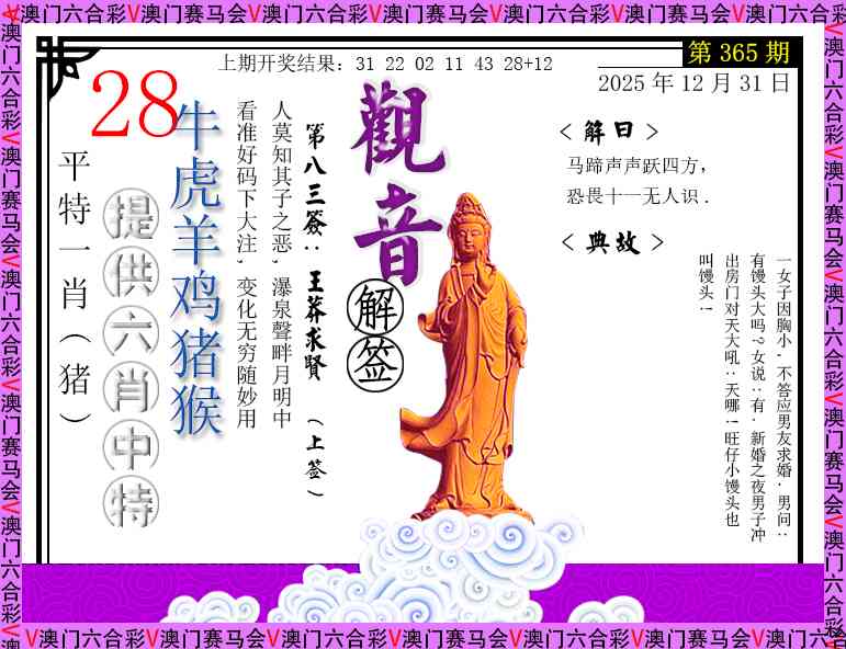 365期观音解签[图]