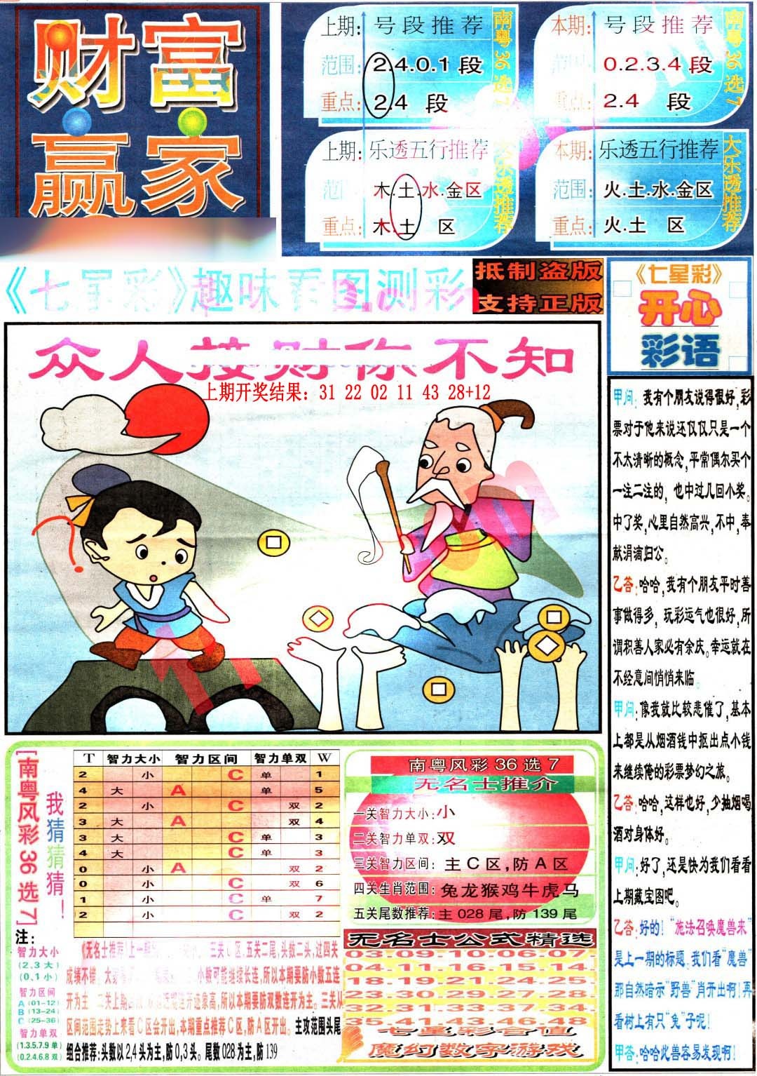 365期财富赢家（七星彩）[图]