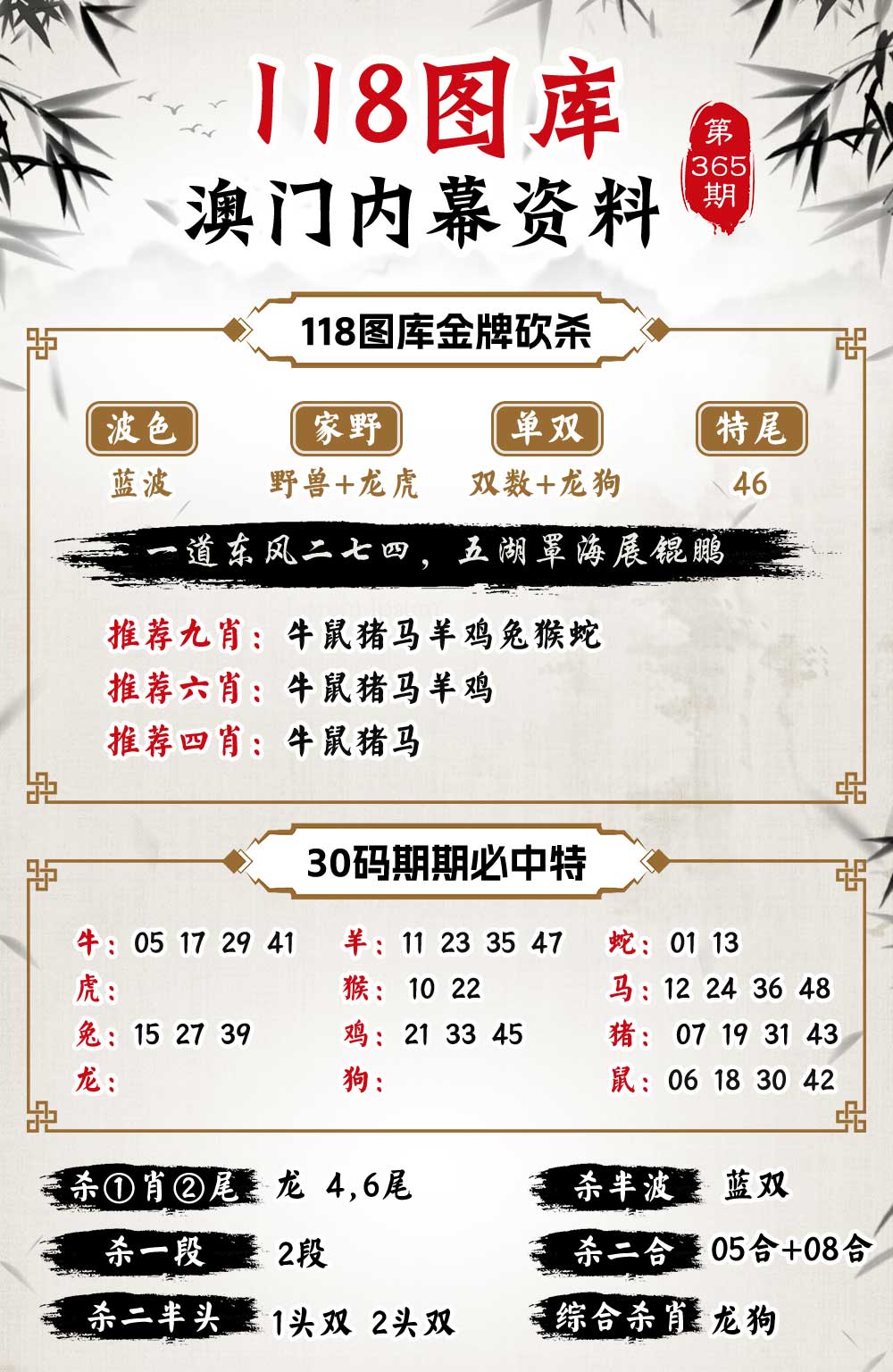 365期118内幕资料[图]