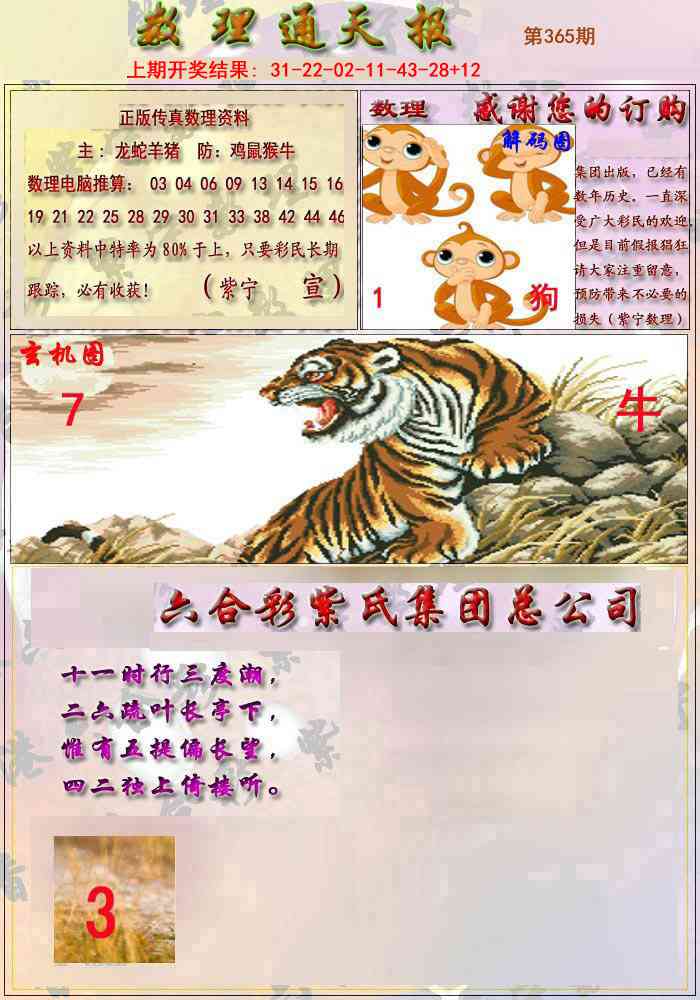 365期数通报[图]