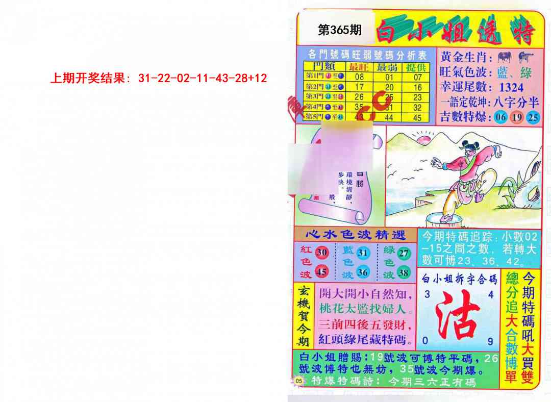 365期白小姐透特[图]