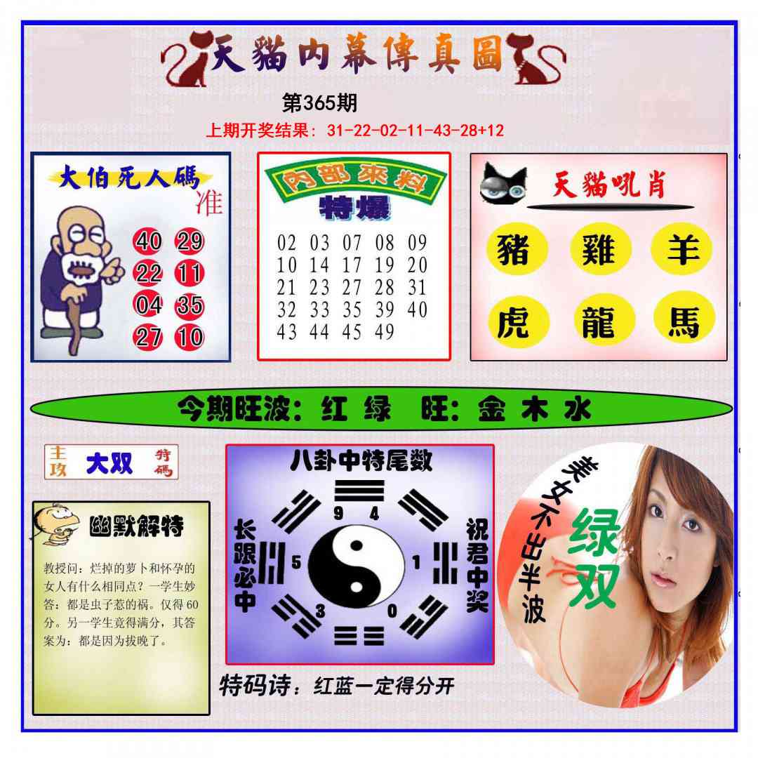 365期内幕传真图[图]