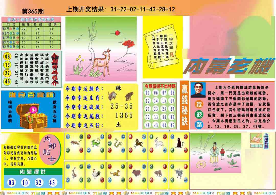 365期九龍内幕A(推荐)[图]