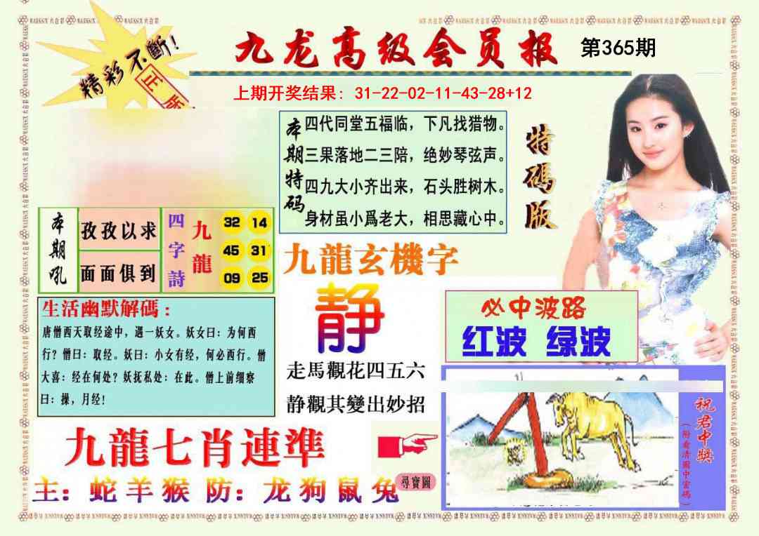 365期九龙高级会员报[图]