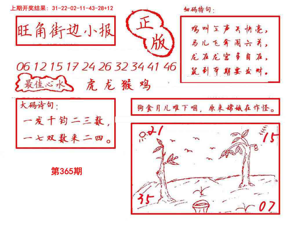 365期旺角街边小报[图]